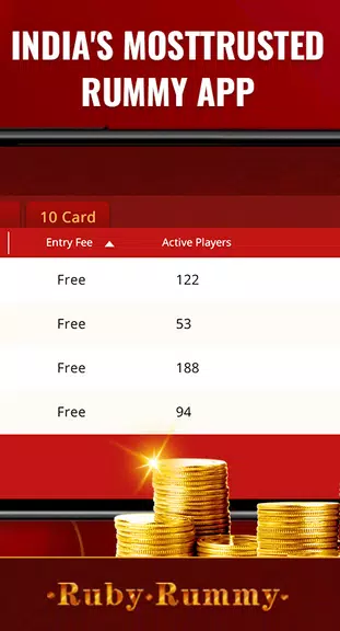 Ruby Rummy Captura de tela 1