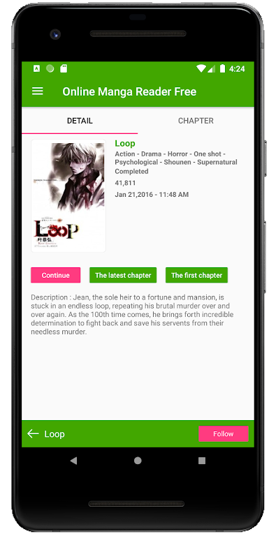 Free Manga Reader Online Offline Capture d'écran 1