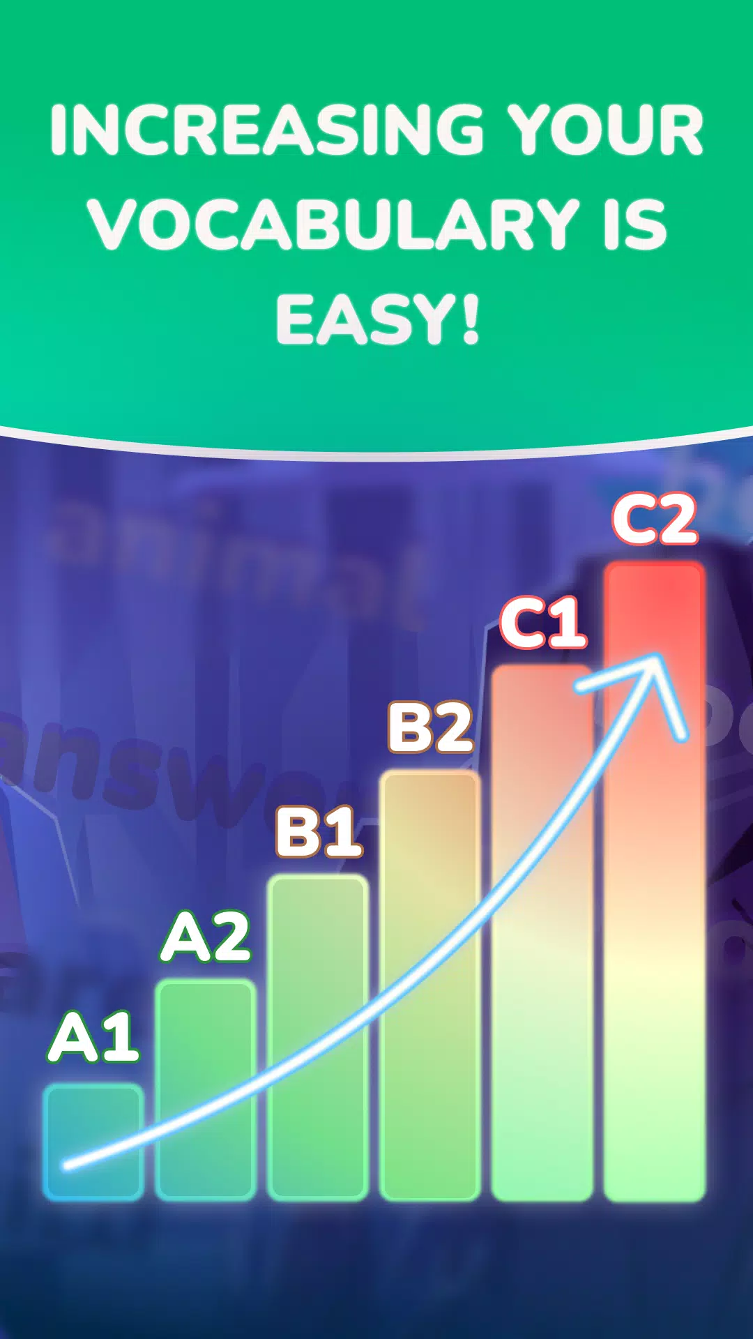 Learn words and play with Momo Captura de pantalla 1