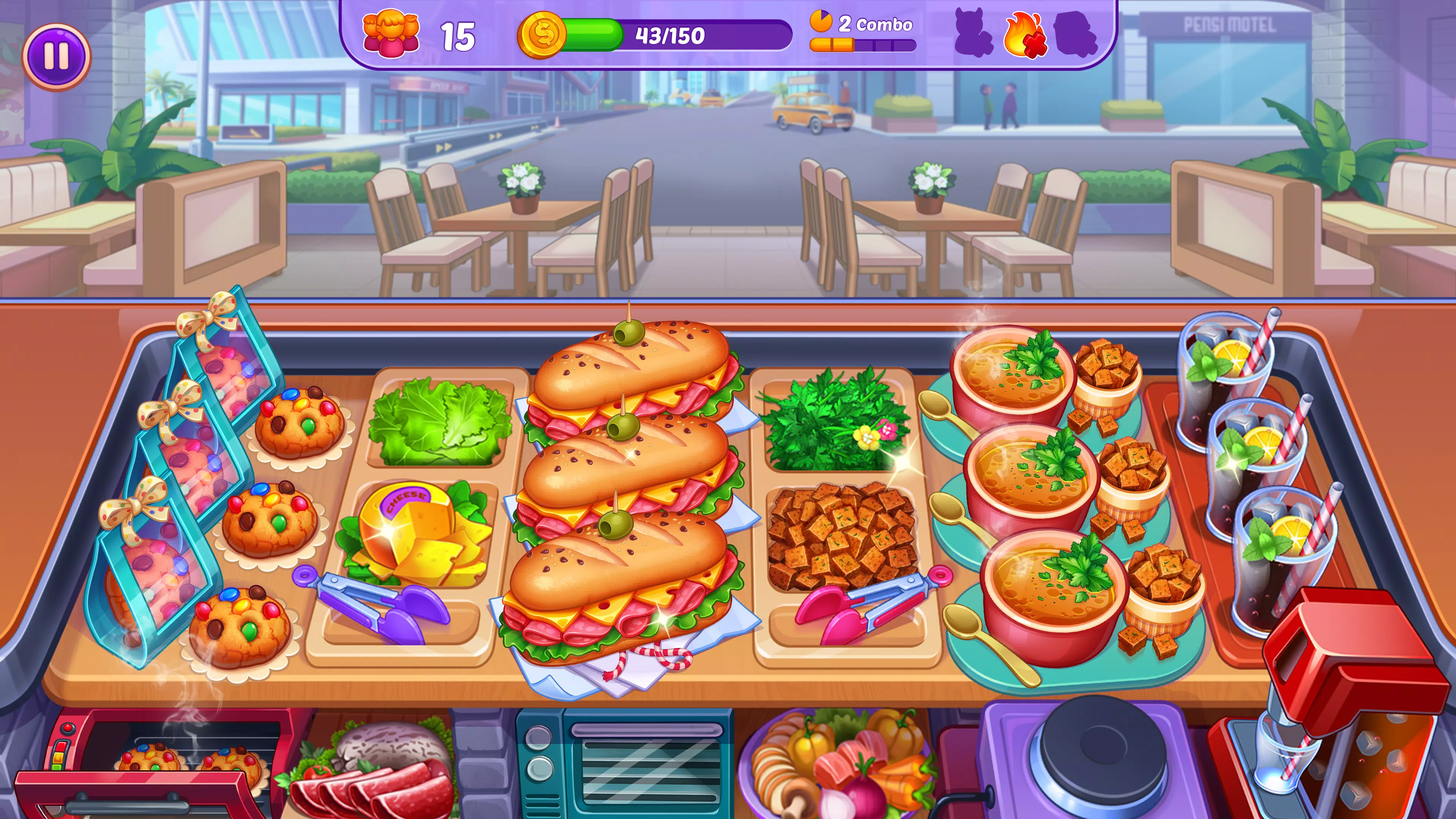 Cooking Crush: juego de cocina Captura de pantalla 3