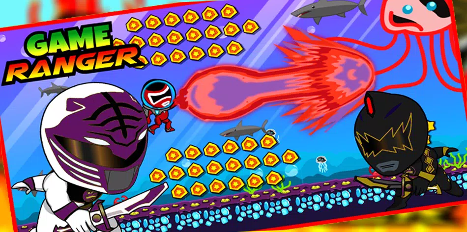 Superheroes Dino Rangers Dash Ekran Görüntüsü 2