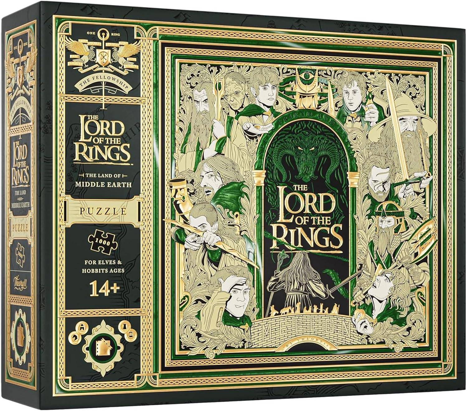theory11 Lord of The Rings Jigsaw Puzzle 1000 Piece