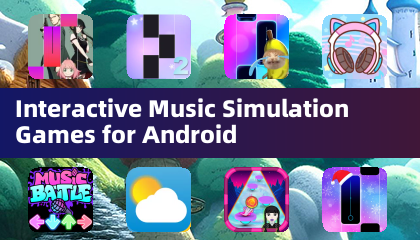 Jeux interactifs de simulation musicale pour Android