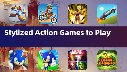 Jeux d'action stylisés à jouer