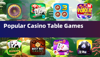 Popular Casino Table Games
