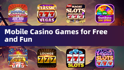 အခမဲ့နှင့်ပျော်စရာအတွက် Mobile Casino Games