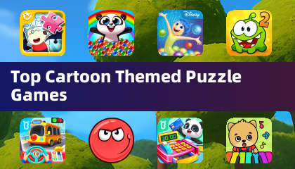Top Cartoon Themed Puzzle Games