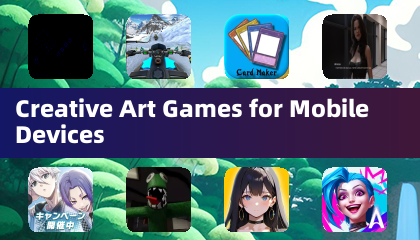 Kreative Kunst-Spiele für Mobile Geräte