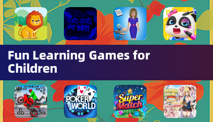 Unterhaltsame Lernspiele für Kinder