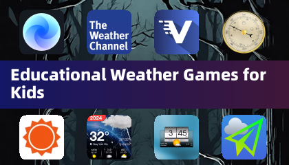 子供向けの教育的天気ゲーム
