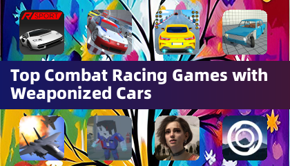 Top-Kampf-Rennspiele mit bewaffneten Autos