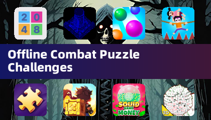 オフライン戦闘パズルチャレンジ
